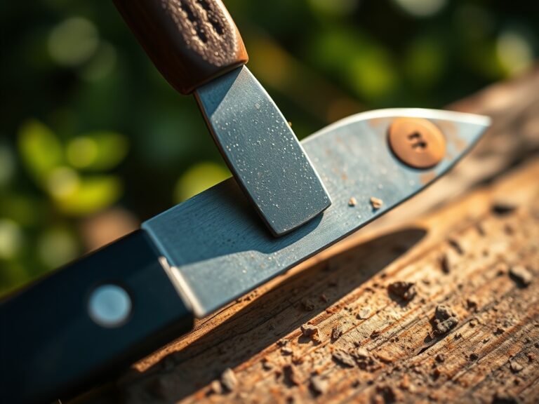 6 Steps to Sharpen a Garden Knife with a Fine Metal File